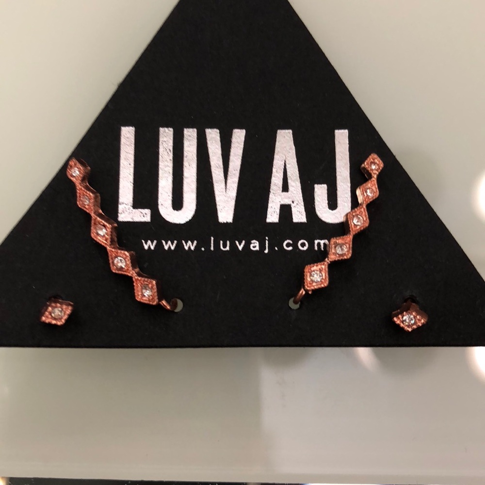LUV AJ earring set. Never Worn.